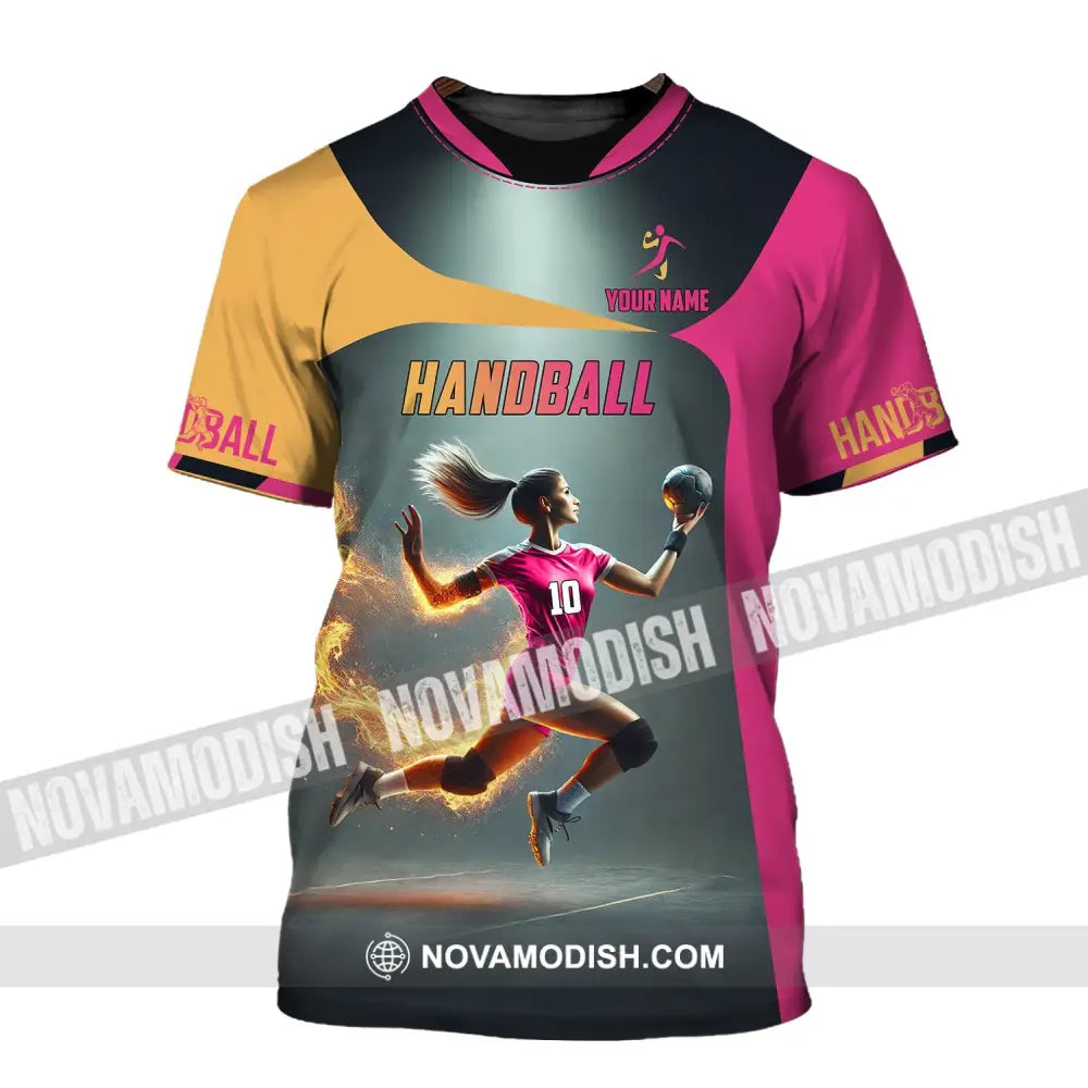 Unisex Shirt - Custom Name Handball T-Shirt / S T-Shirt