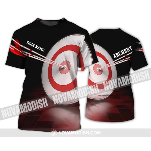 Unisex Shirt - Custom Name Hit The Archery Darts Shirt T-Shirt / S T-shirt