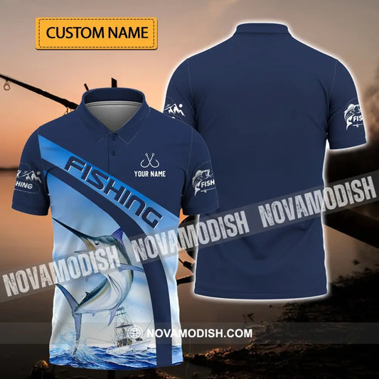 Unisex Shirt - Custom Name Hook Fishing Shirt T-shirt