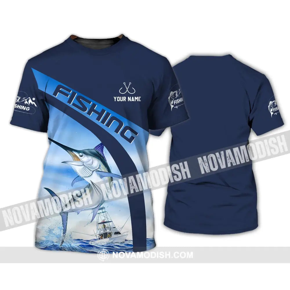 Unisex Shirt - Custom Name Hook Fishing Shirt T-Shirt / S T-shirt