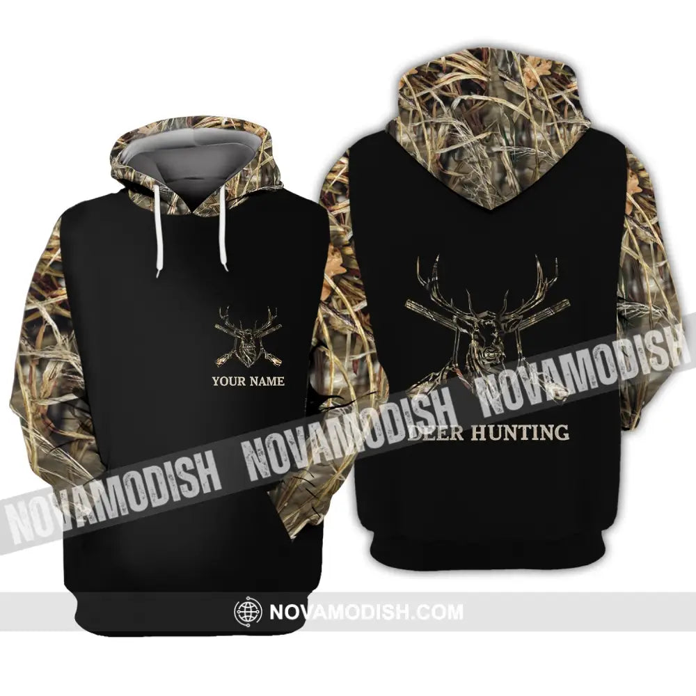 Unisex Shirt - Custom Name Shirt - Hunting Shirt Hunting Name - Deer Hunting Full Printing Hoodie / S T-shirt