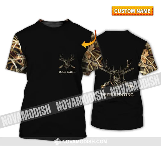 Unisex Shirt - Custom Name Shirt - Hunting Shirt Hunting Name - Deer Hunting Full Printing T-shirt