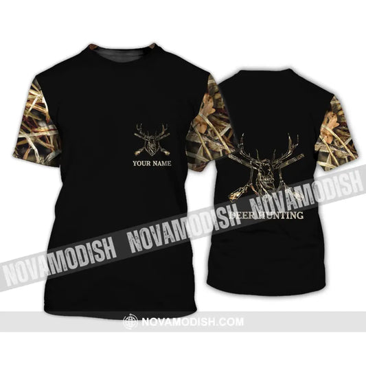 Unisex Shirt - Custom Name Shirt - Hunting Shirt Hunting Name - Deer Hunting Full Printing T-Shirt / S T-shirt