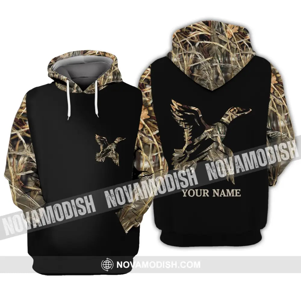 Unisex Shirt - Custom Name Shirt - Hunting Shirt Hunting Name - Duck Hunting Full Printing Hoodie / S T-shirt