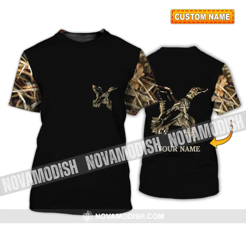 Unisex Shirt - Custom Name Shirt - Hunting Shirt Hunting Name - Duck Hunting Full Printing T-shirt