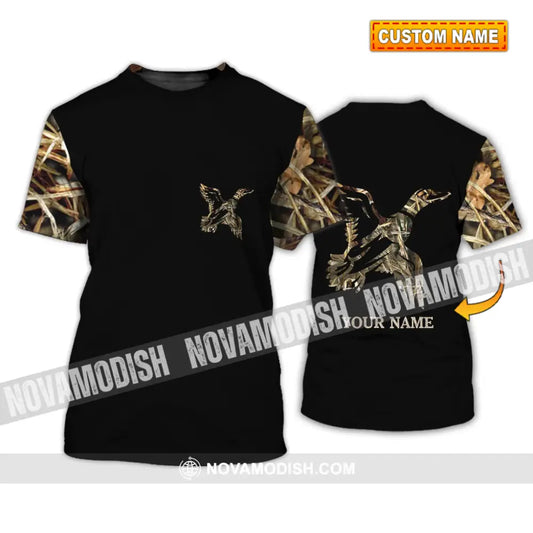 Unisex Shirt - Custom Name Shirt - Hunting Shirt Hunting Name - Duck Hunting Full Printing T-shirt