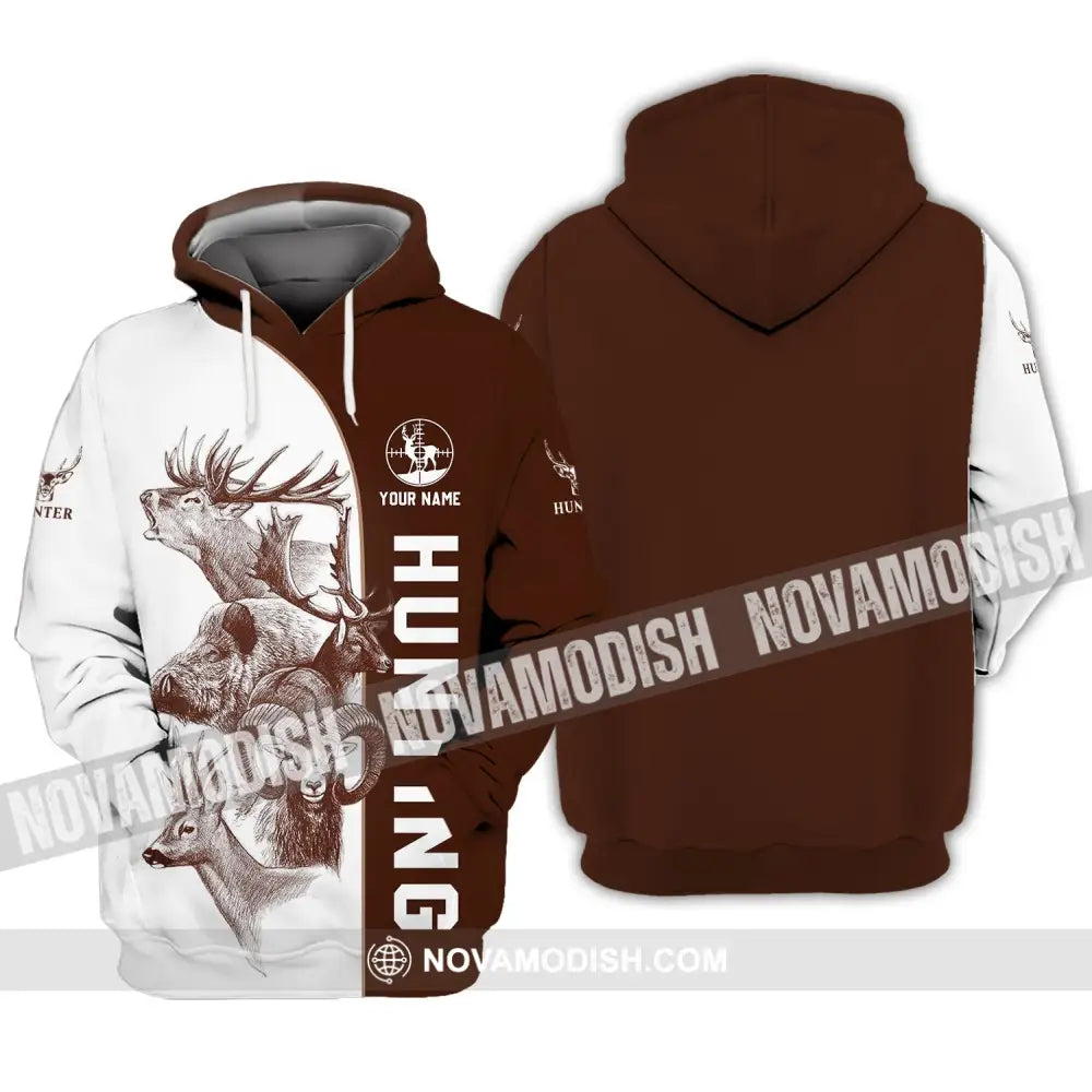 Unisex Shirt - Custom Name Shirt - Hunting Shirt Hunting Name Hoodie / S T-shirt