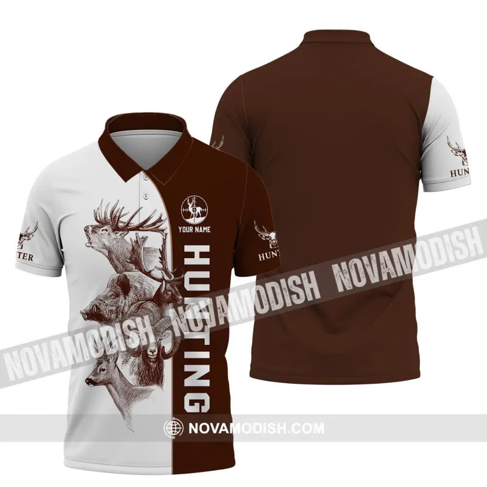 Unisex Shirt - Custom Name Shirt - Hunting Shirt Hunting Name Polo Shirt / S T-shirt
