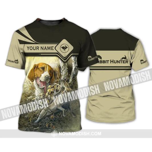 Unisex Shirt - Custom Name Shirt - Hunting Shirt Hunting Name - Rabbit Hunting Lover T-Shirt / S T-shirt
