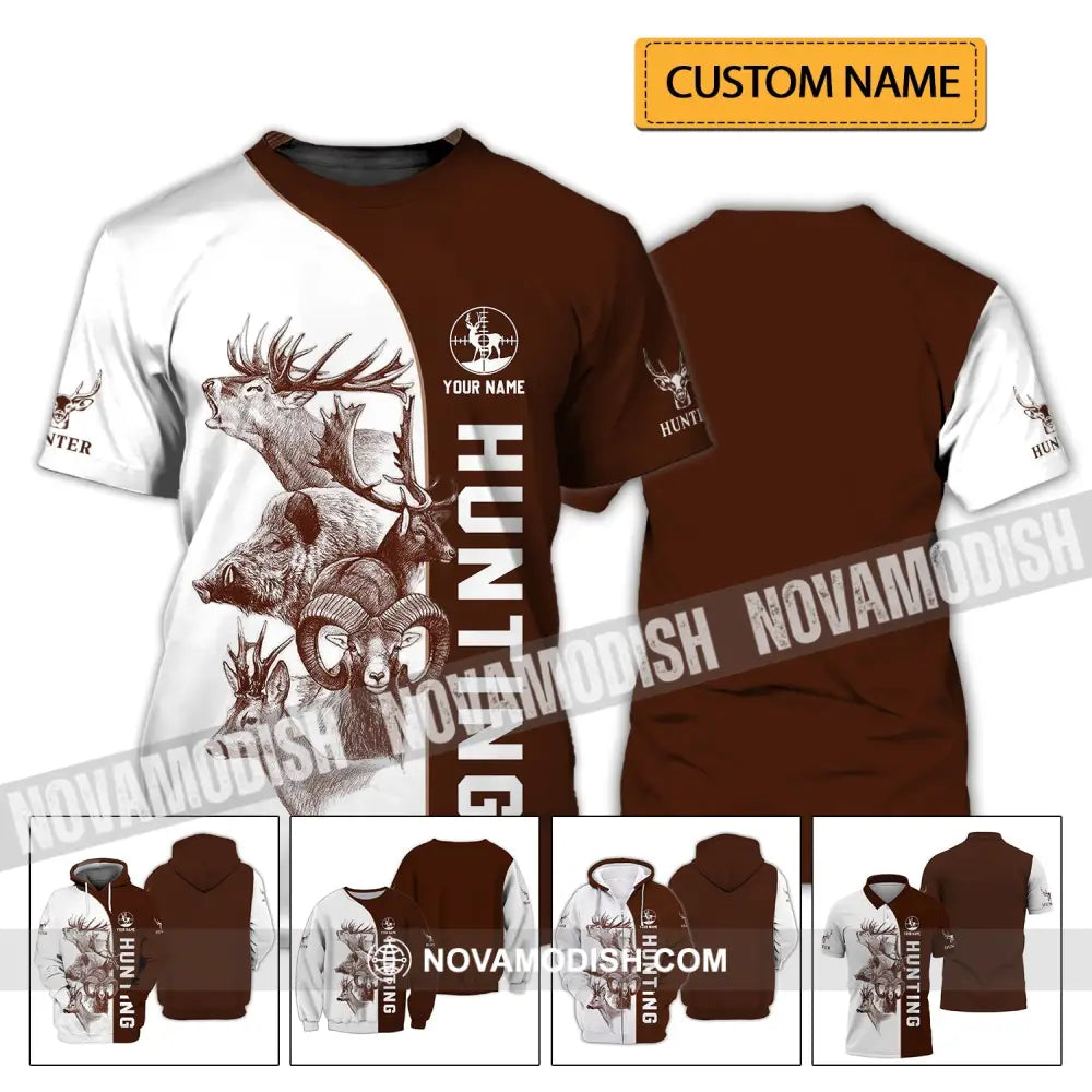 Unisex Shirt - Custom Name Shirt - Hunting Shirt Hunting Name T-shirt