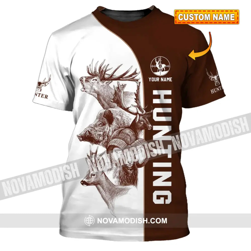 Unisex Shirt - Custom Name Shirt - Hunting Shirt Hunting Name T-shirt