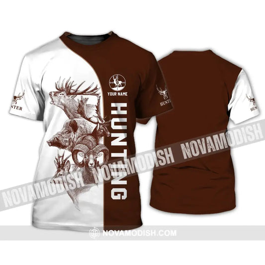 Unisex Shirt - Custom Name Shirt - Hunting Shirt Hunting Name T-Shirt / S T-shirt