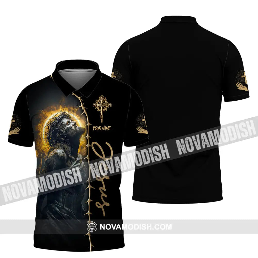 Unisex Shirt - Custom Name Hurt Jesus Shirt Polo Shirt / S T-shirt