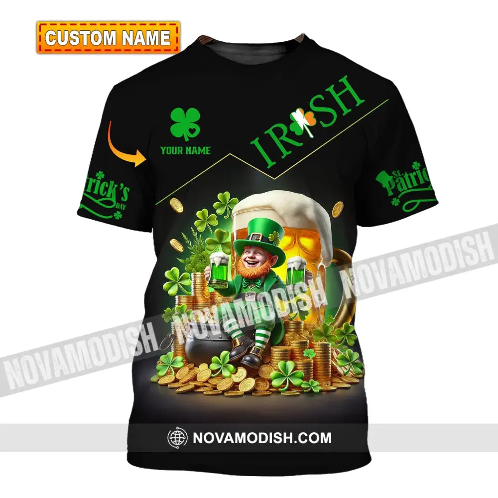 Unisex Shirt Custom Name Irish Ireland Love T-Shirt T-Shirt