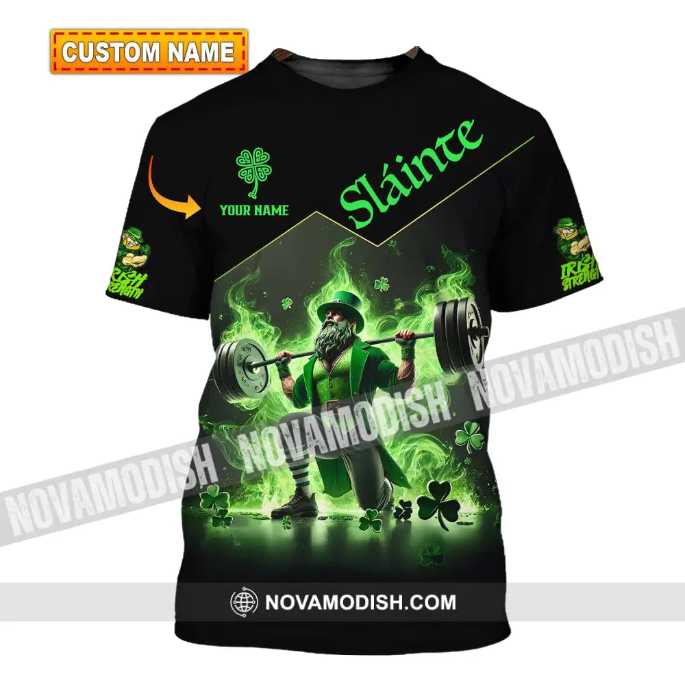 Unisex Shirt Custom Name Irish Ireland Love T-Shirt T-Shirt