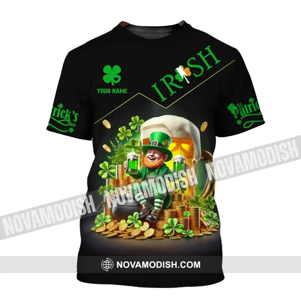 Unisex Shirt Custom Name Irish Ireland Love T-Shirt / S T-Shirt