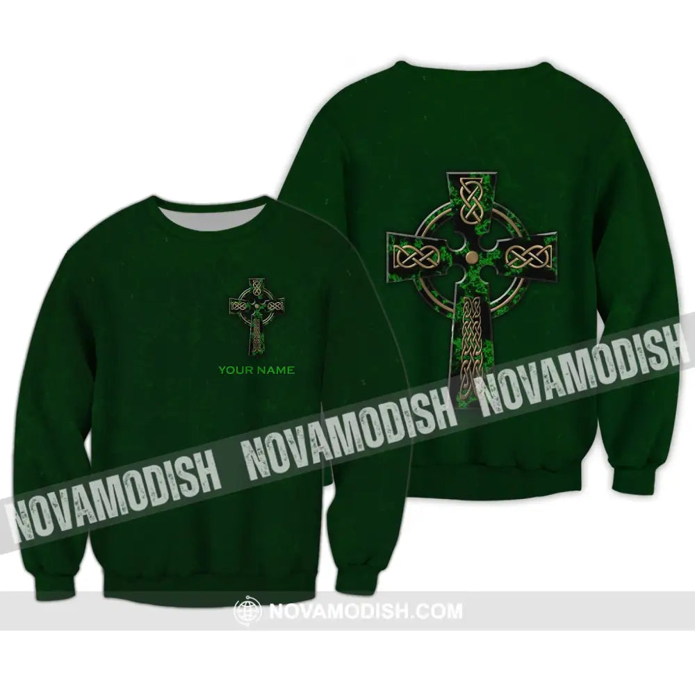 Unisex Shirt - Custom Name Shirt - Irish Patrick’s Day Gift Happy Saint Patrick’s Day Long Sleeve / S T-shirt