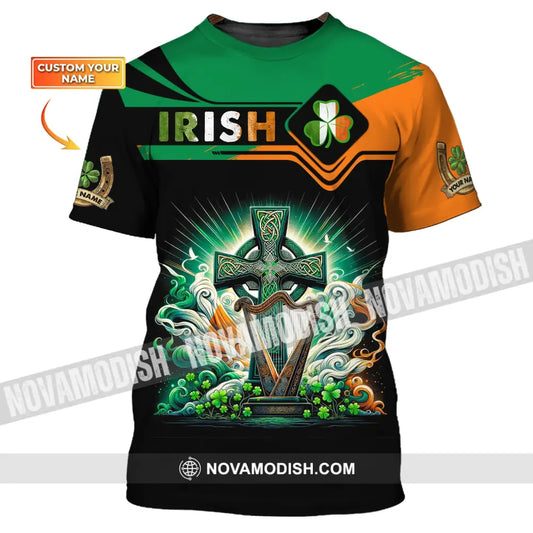 Unisex Shirt Custom Name Irish T-Shirt Ireland Hoodie Polo Gift For Lover