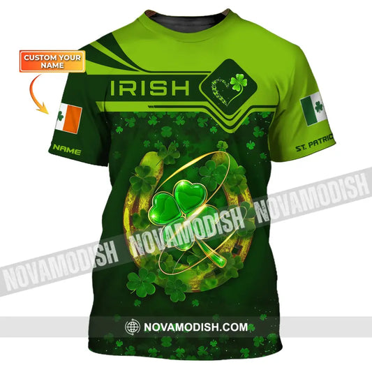 Unisex Shirt Custom Name Irish T-Shirt Saint Patrick’s Day St Gifts