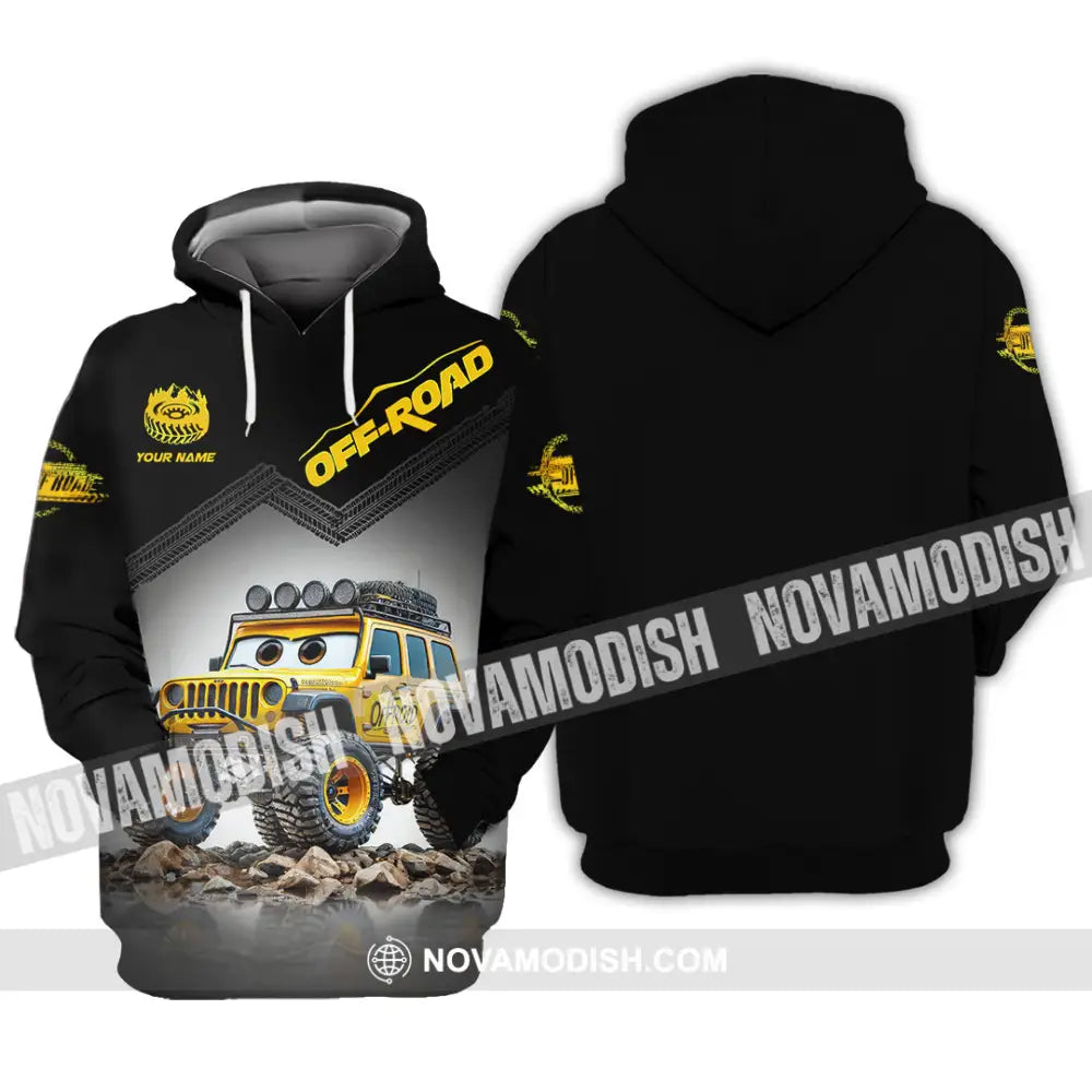 Unisex Shirt Custom Name Jeep Gift For Lover Hoodie / S T-Shirt