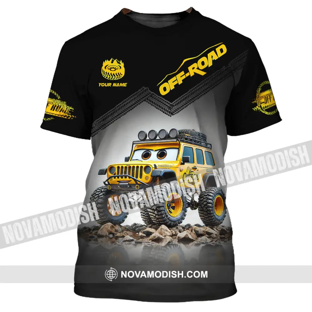 Unisex Shirt Custom Name Jeep Gift For Lover T-Shirt / S T-Shirt