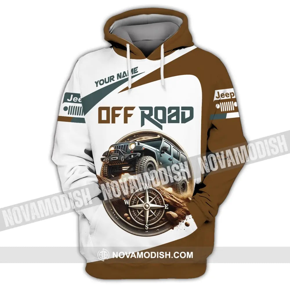 Unisex Shirt Custom Name Jeep Gladiator Polo Long Sleeve Hoodie / S T-Shirt