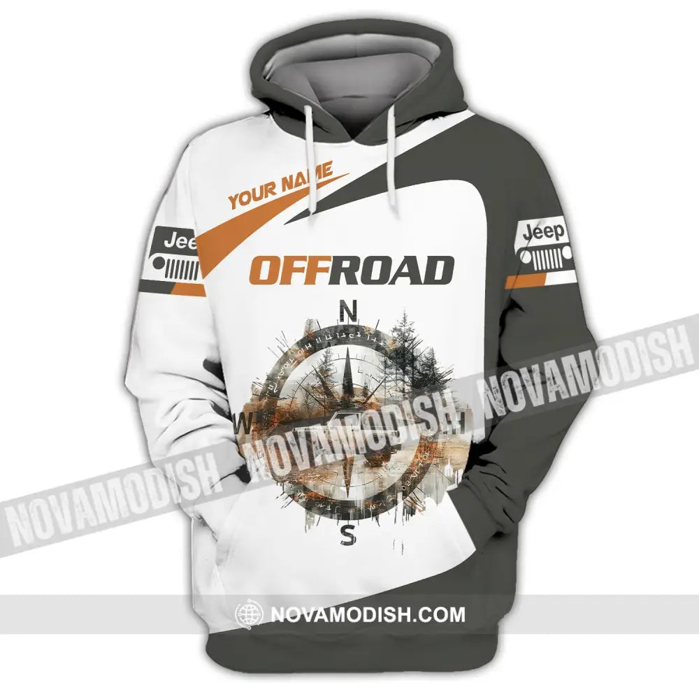 Unisex Shirt Custom Name Jeep Gladiator Polo Long Sleeve Hoodie / S T-Shirt