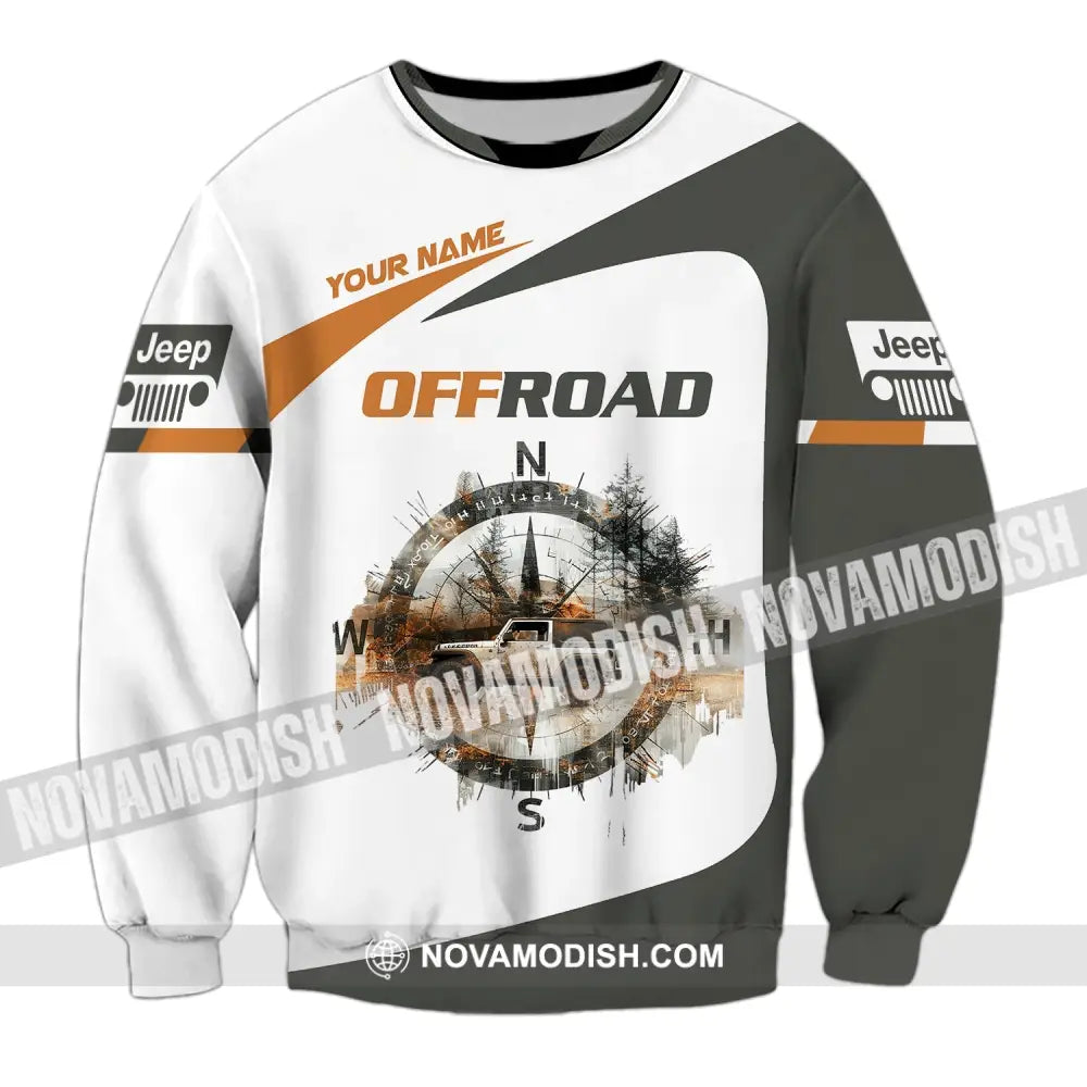Unisex Shirt Custom Name Jeep Gladiator Polo Long Sleeve / S T-Shirt