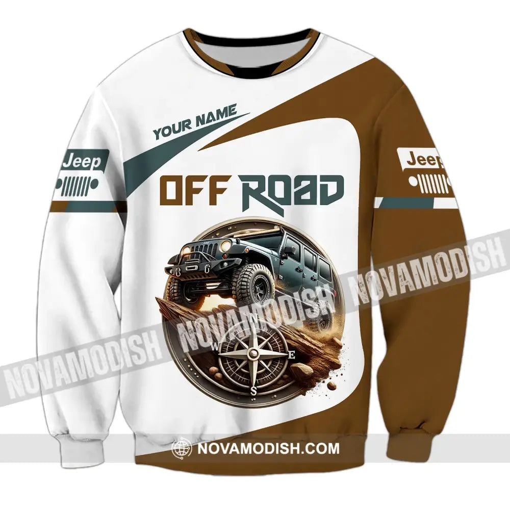 Unisex Shirt Custom Name Jeep Gladiator Polo Long Sleeve / S T-Shirt
