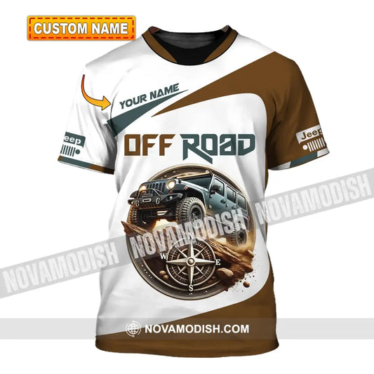 Unisex Shirt Custom Name Jeep Gladiator Polo Long Sleeve T-Shirt