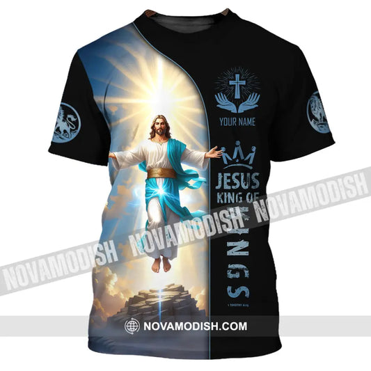 Unisex Shirt - Custom Name Shirt Jesus King Of King T-Shirt / S T-shirt