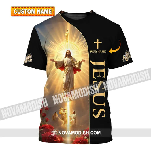 Unisex Shirt - Custom Name Jesus Light T-Shirt