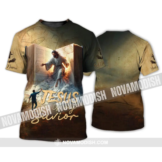 Unisex Shirt - Custom Name Jesus Shirt My Savior T-Shirt / S T-shirt