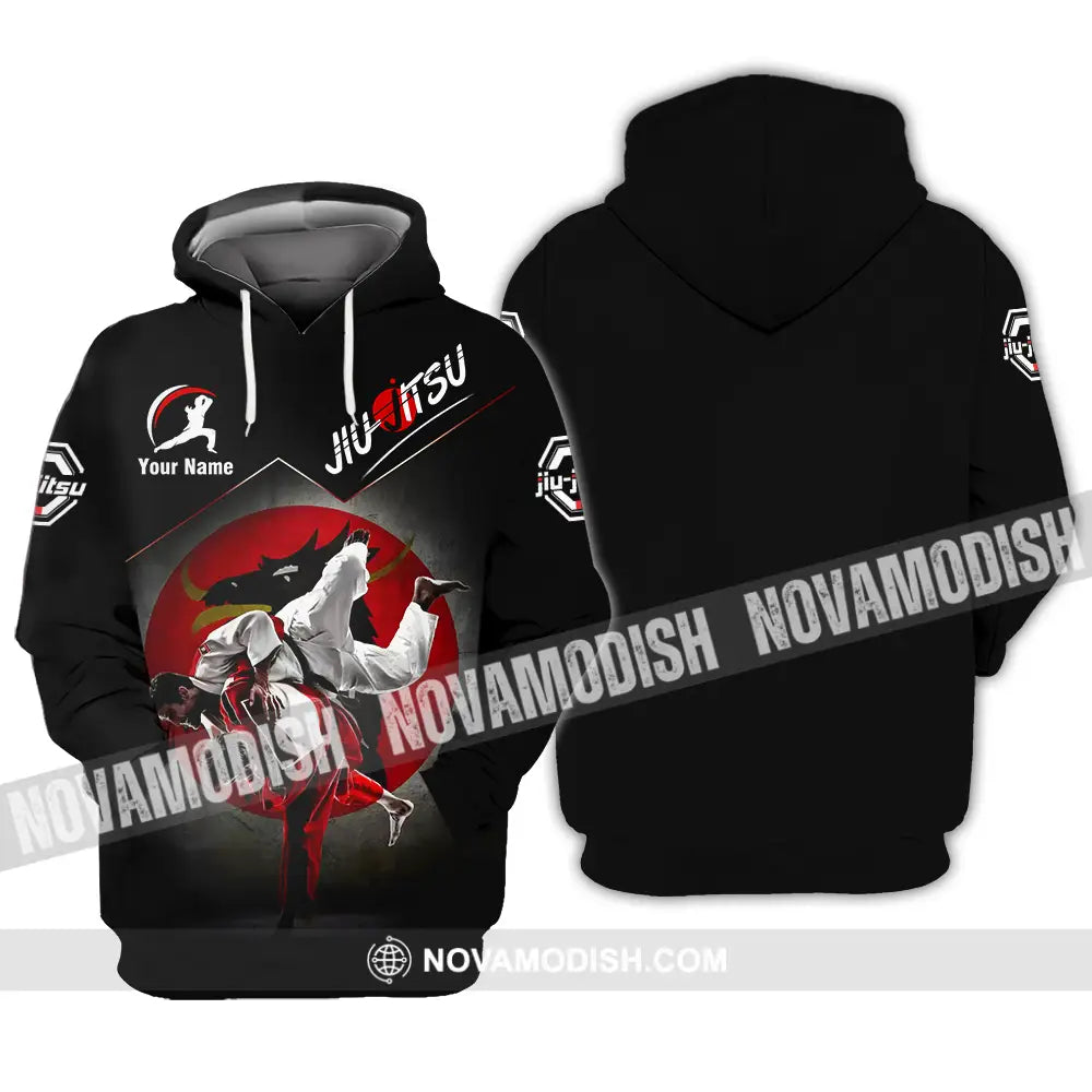 Unisex Shirt - Custom Name Jiu Jitsu Shirt Combat Hoodie / S T-shirt