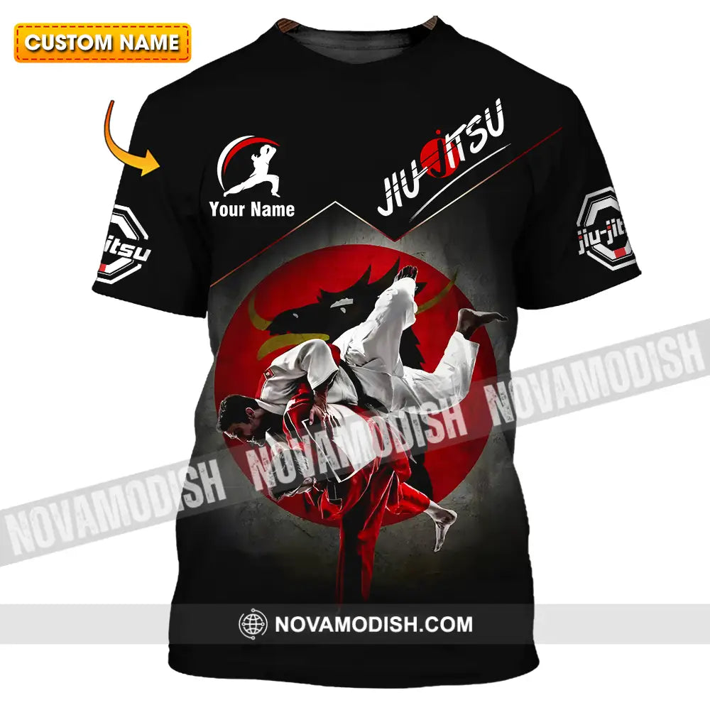 Unisex Shirt - Custom Name Jiu Jitsu Shirt Combat T-shirt