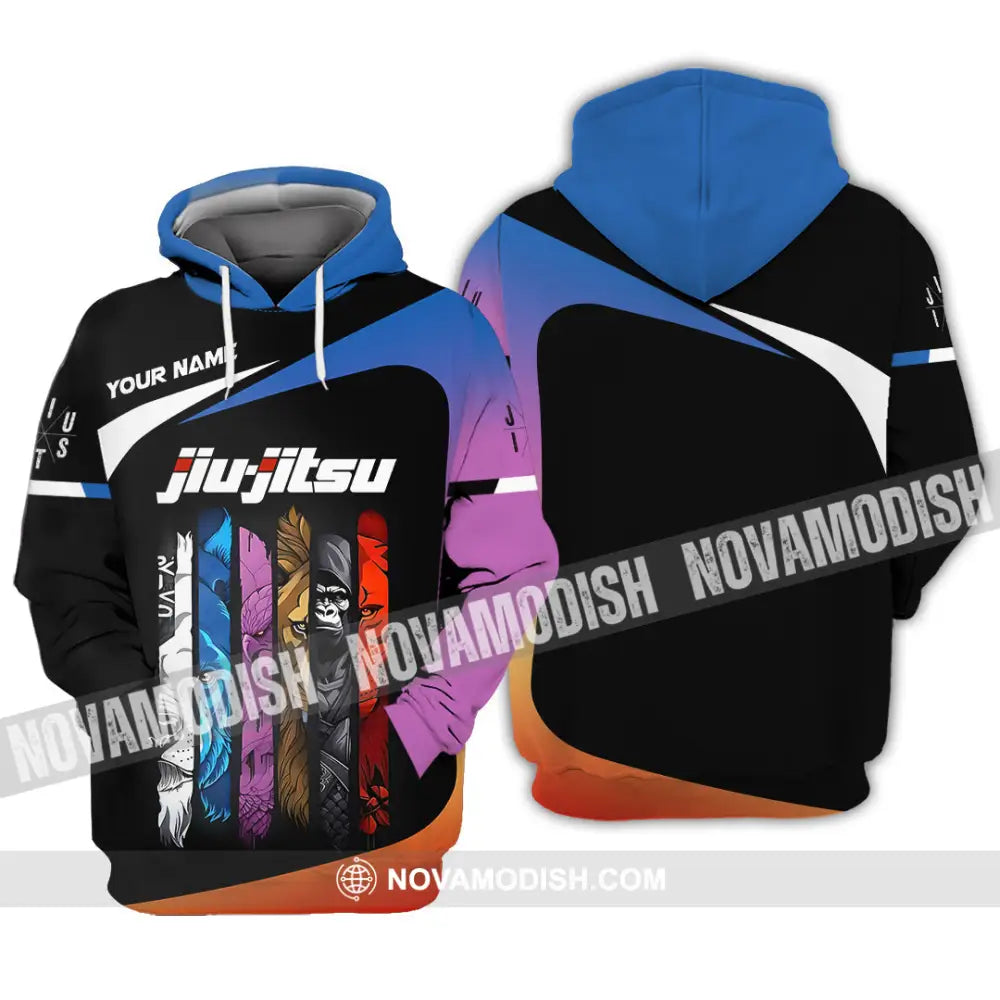 Unisex Shirt Custom Name Jiujitsu Lover Gift Hoodie / S T-Shirt