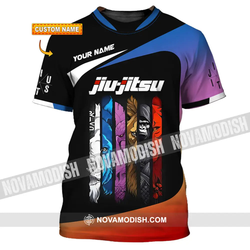 Unisex Shirt Custom Name Jiujitsu Lover Gift T-Shirt