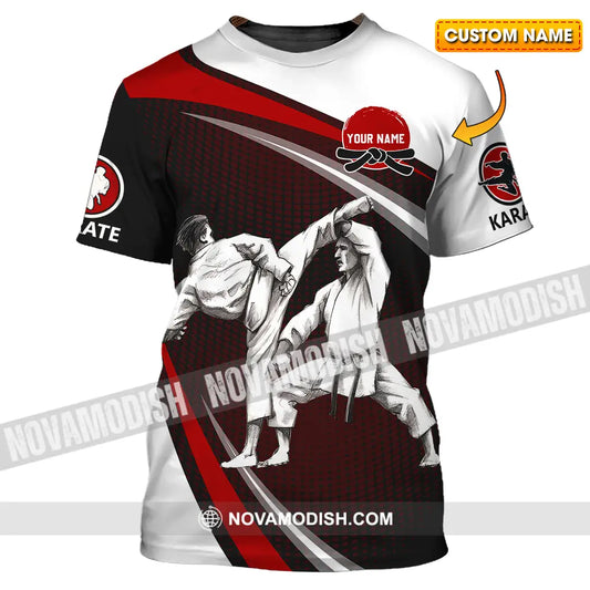 Unisex Shirt - Custom Name Karate Shirt Combat T-shirt
