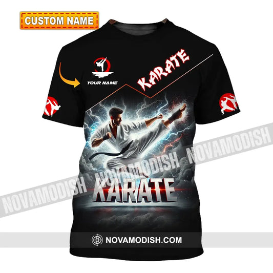 Unisex Shirt - Custom Name Karate T-Shirt