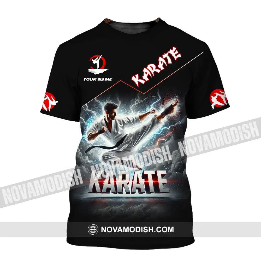 Unisex Shirt - Custom Name Karate T-Shirt / S T-Shirt