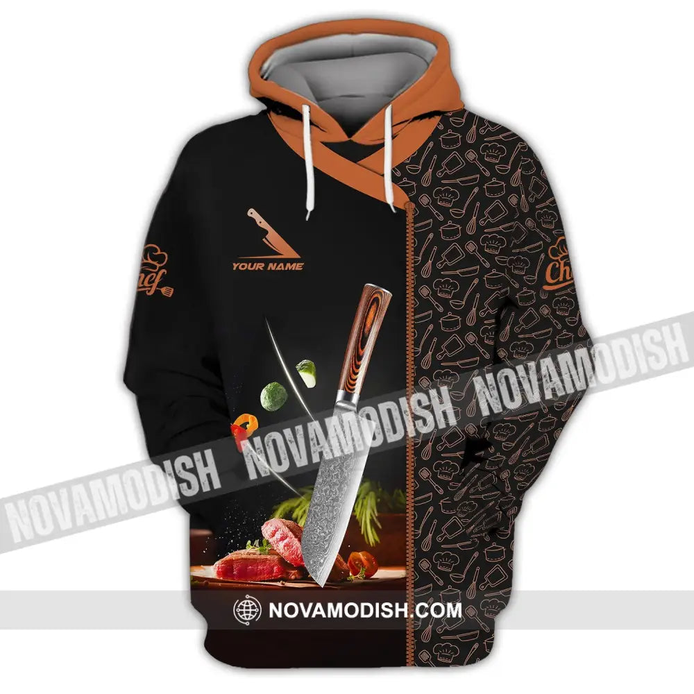Unisex Shirt - Custom Name Shirt - Knife Of Chef Hoodie / S T-shirt