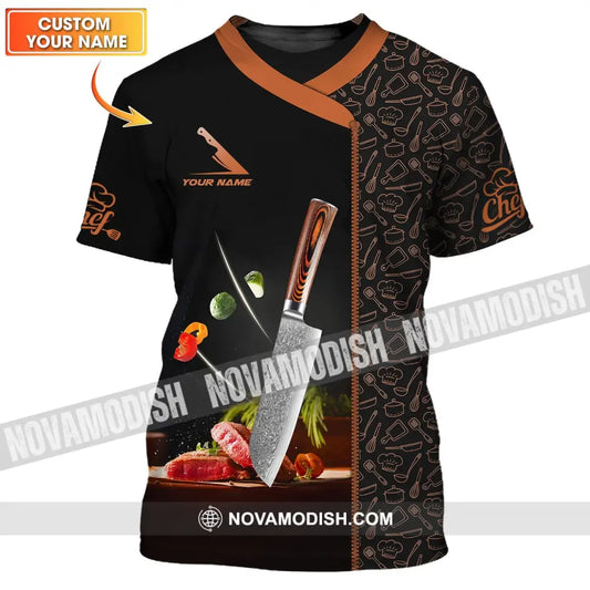 Unisex Shirt - Custom Name Shirt - Knife Of Chef T-shirt