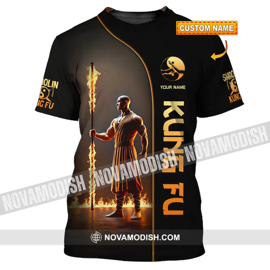 Unisex Shirt Custom Name Kung Fu Lover Gift T-Shirt