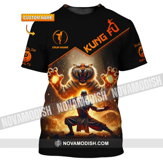 Unisex Shirt Custom Name Kung Fu Lover Gift T-Shirt