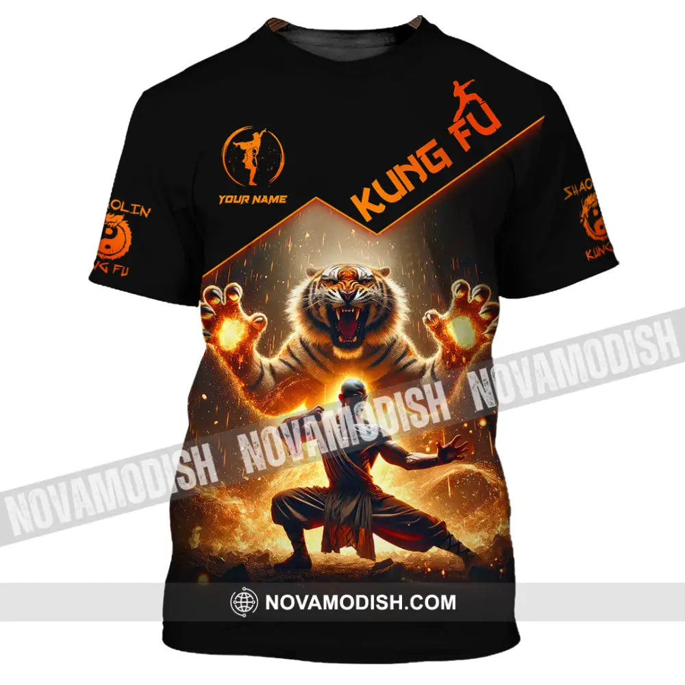 Unisex Shirt Custom Name Kung Fu Lover Gift T-Shirt / S T-Shirt