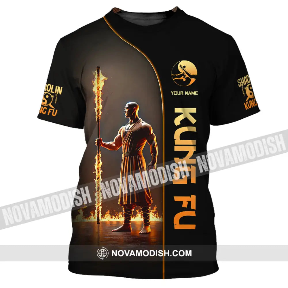 Unisex Shirt Custom Name Kung Fu Lover Gift T-Shirt / S T-Shirt