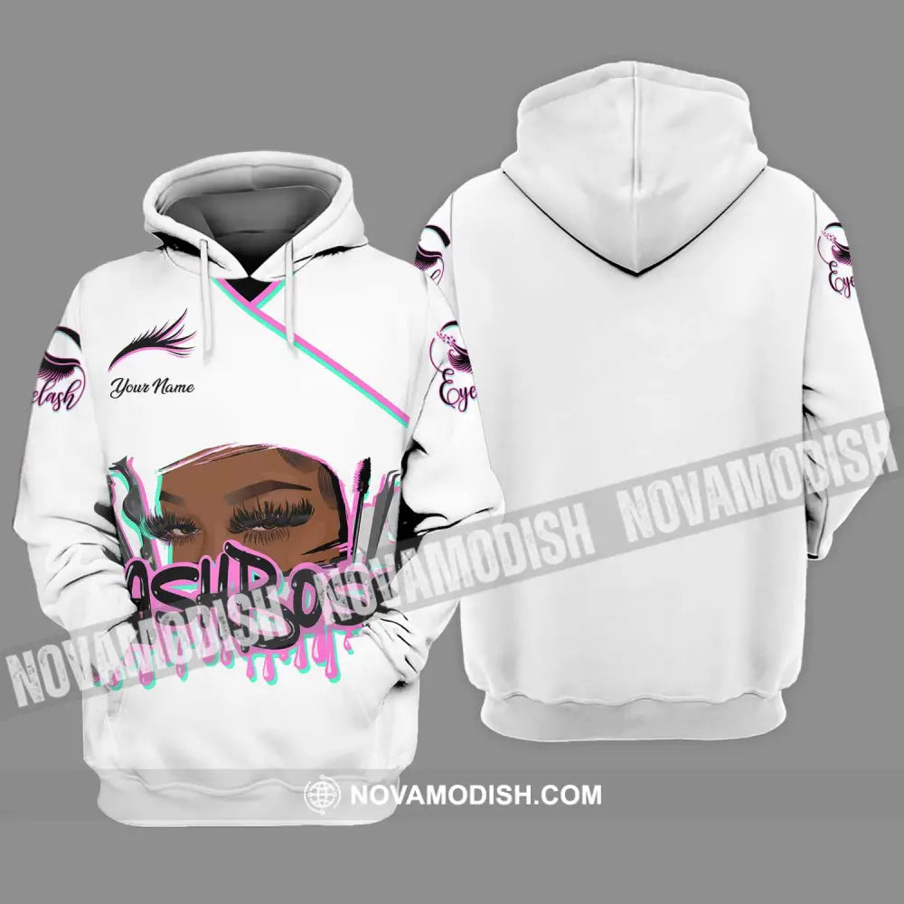 Unisex Shirt - Custom Name Lash Boss Shirt Hoodie / S T-shirt