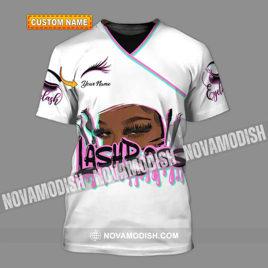 Unisex Shirt - Custom Name Lash Boss Shirt T-shirt