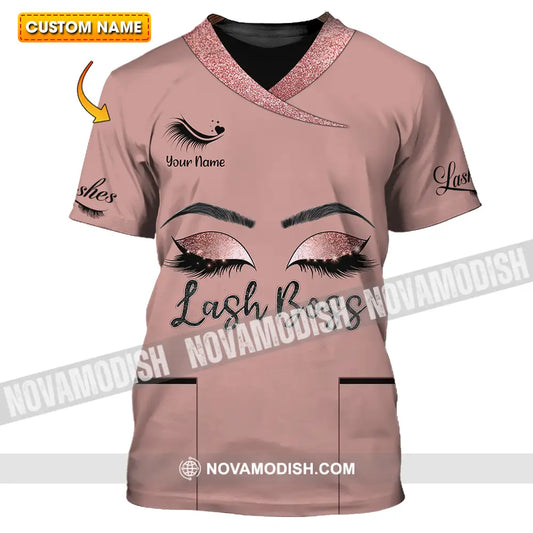 Unisex Shirt - Custom Name Shirt Lash Boss T-shirt