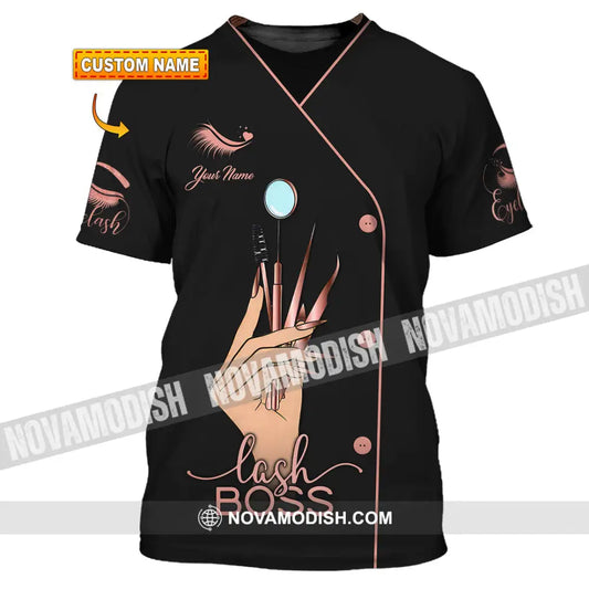 Unisex Shirt - Custom Name Lash Boss Shirt T-shirt